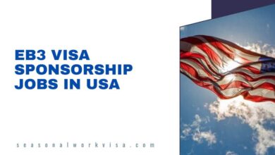 EB3 Visa Sponsorship Jobs in USA