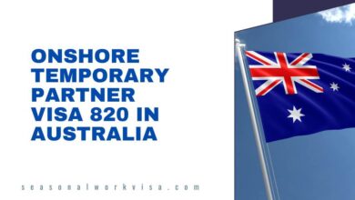 Onshore Temporary Partner Visa 820 in Australia