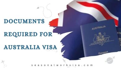 Documents Required for Australia Visa