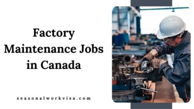 Factory Maintenance Jobs in Canada