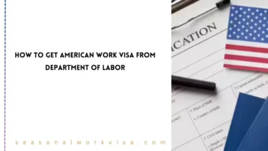 American Work Visa from Department of Labor