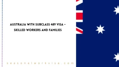 Australia with Subclass 489 Visa