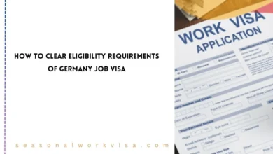 Eligibility Requirements of Germany Job Visa
