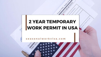 2 Year Temporary Work Permit in USA