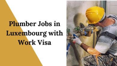 Plumber Jobs in Luxembourg with Work Visa