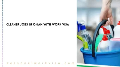 Cleaner Jobs in Oman with Work Visa