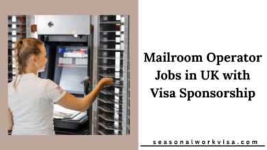 Mailroom Operator Jobs in UK with Visa Sponsorship