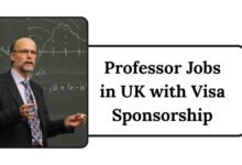 Professor Jobs in UK with Visa Sponsorship