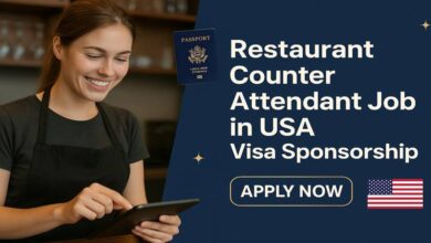 Restaurant Counter Attendant Job in USA Visa Sponsorship