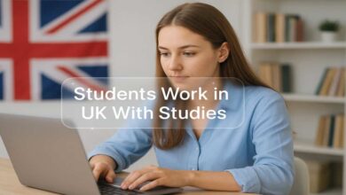 Students Work in UK With Studies