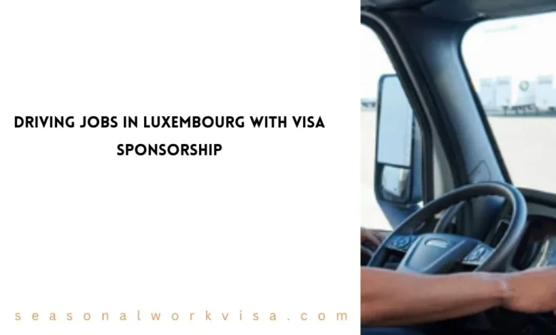 Driving Jobs in Luxembourg