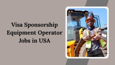 Visa Sponsorship Equipment Operator Jobs in USA