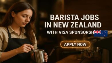 Barista Jobs in New Zealand with Visa Sponsorship