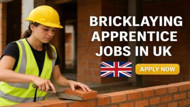 Bricklaying Apprentice Jobs in UK Visa Sponsorship