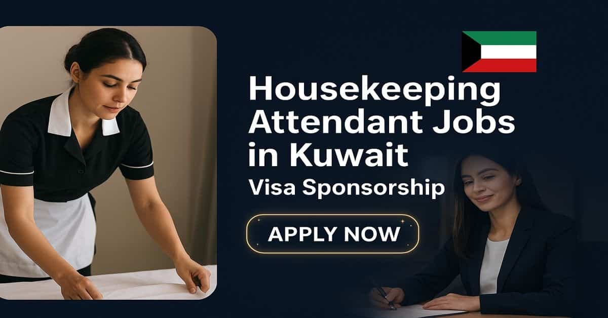 Housekeeping Attendant Jobs in Kuwait Visa Sponsorship 2026