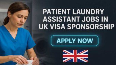 Patient Laundry Assistant Jobs in UK Visa Sponsorship