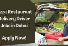 Pizza Restaurant Delivery Driver Jobs in Dubai