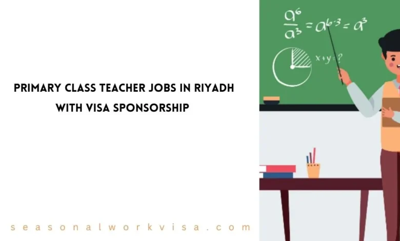 Primary Class Teacher Jobs in Riyadh
