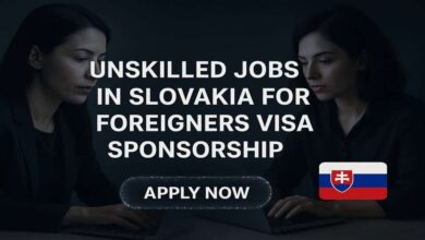 Unskilled Jobs in Slovakia for Foreigners Visa Sponsorship