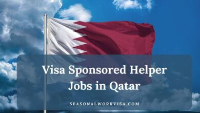 Visa Sponsored Helper Jobs in Qatar