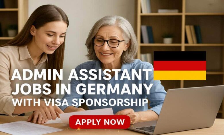 Admin Assistant Jobs in Germany with Visa Sponsorship