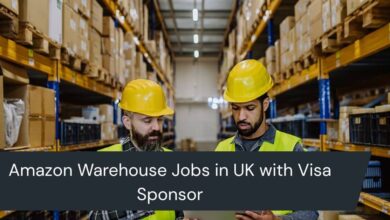 Amazon Warehouse Jobs in UK with Visa Sponsor
