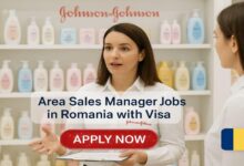 Area Sales Manager Jobs in Romania with Visa