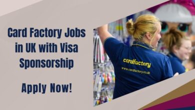 Card Factory Jobs in UK with Visa Sponsorship