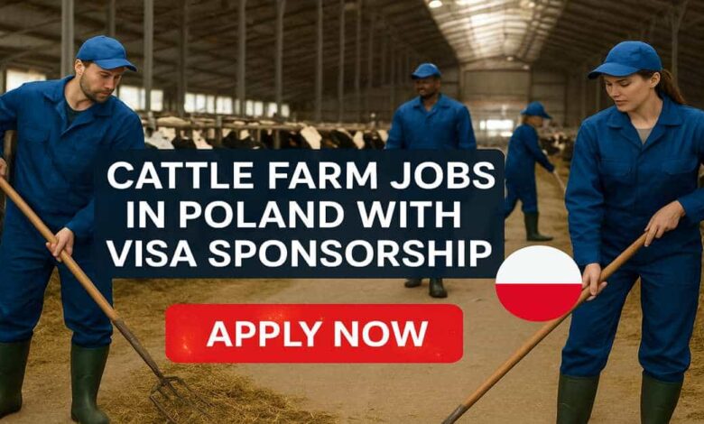 Cattle Farm Jobs in Poland with Visa Sponsorship