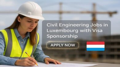 Civil Engineering Jobs in Luxembourg with Visa Sponsorship