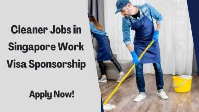 Cleaner Jobs in Singapore Work Visa Sponsorship