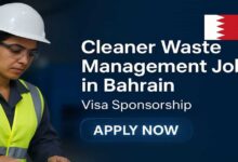 Cleaner Waste Management Jobs in Bahrain Visa Sponsorship