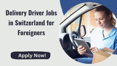 Delivery Driver Jobs in Switzerland for Foreigners