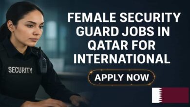 Female Security Guard Jobs in Qatar for International