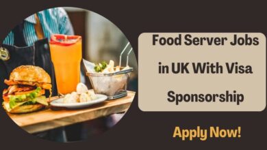 Food Server Jobs in UK With Visa Sponsorship