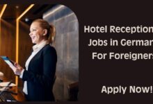 Hotel Receptionist Jobs in Germany For Foreigners
