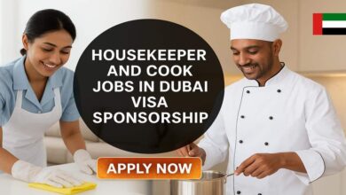 Housekeeper and Cook Jobs in Dubai Visa Sponsorship