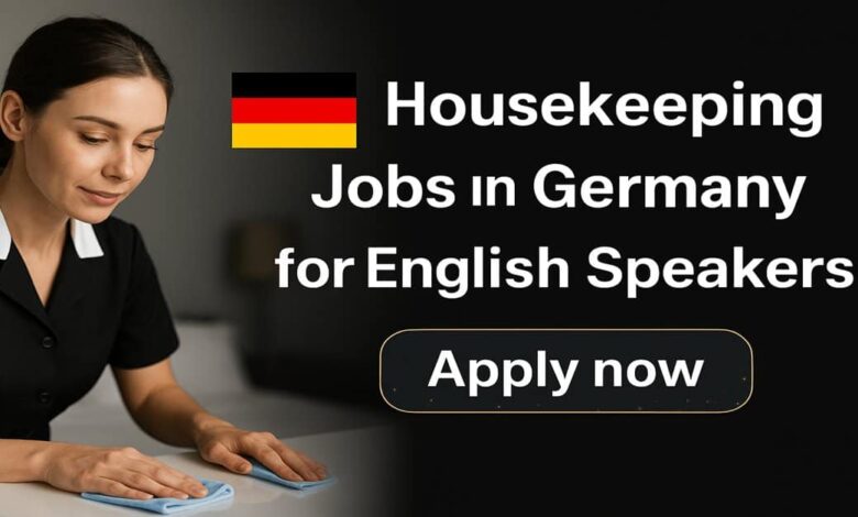Housekeeping Jobs in Germany for English Speakers