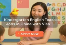 Kindergarten English Teacher Jobs in China with Visa