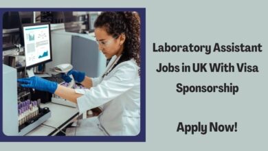 Laboratory Assistant Jobs in UK With Visa Sponsorship