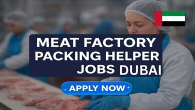 Meat Factory Packing Helper Jobs in Dubai with Visa