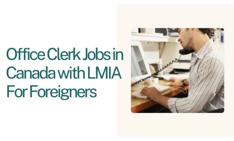 Office Clerk Jobs in Canada