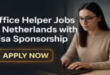 Office Helper Jobs in Netherlands with Visa Sponsorship 