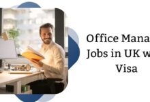 Office Manager Jobs in UK with Visa
