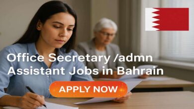 Office SecretaryAdmin Assistant Jobs in Bahrain