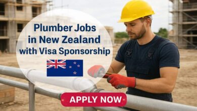 Plumber Jobs in New Zealand with Visa Sponsorship