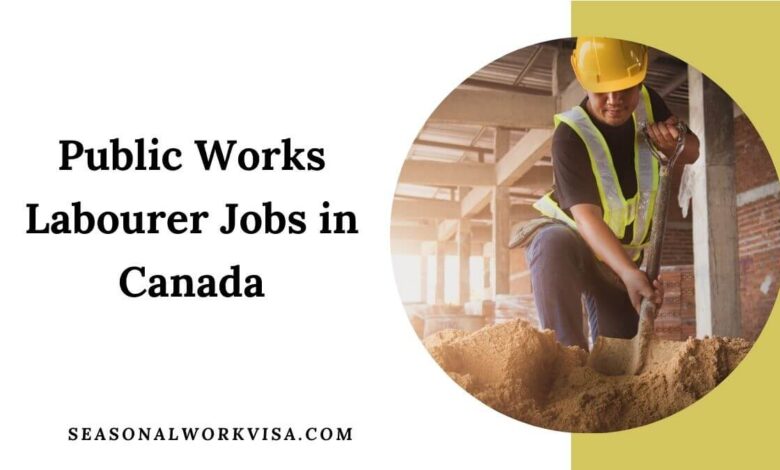 Public Works Labourer Jobs in Canada