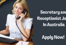 Secretary and Receptionist Jobs In Australia