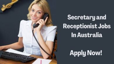 Secretary and Receptionist Jobs In Australia
