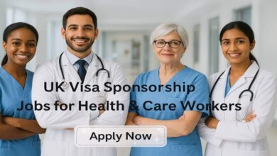 UK Visa Sponsorship Jobs for Health & Care Workers